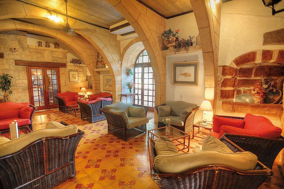 Een foto van het interieur van Cornucopia Hotel