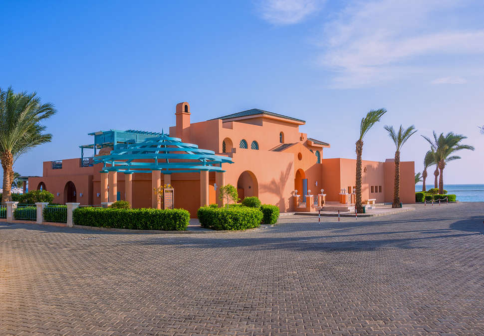 Een foto van de buitenkant van The Chedi El Gouna