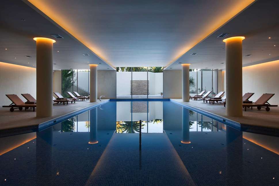 Een foto van het zwembad bij Kassandra Palace Hotel & Spa