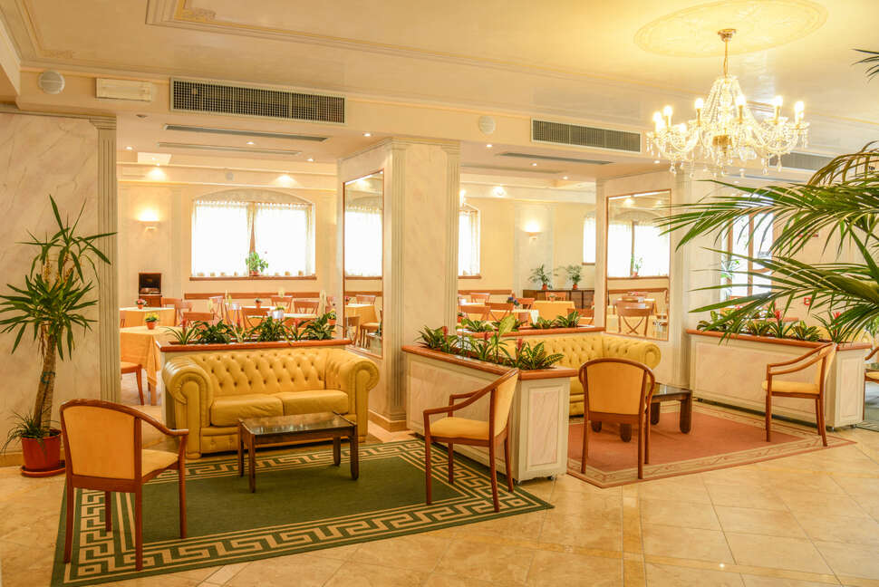 Een foto van het interieur van Hotel Antico Monastero