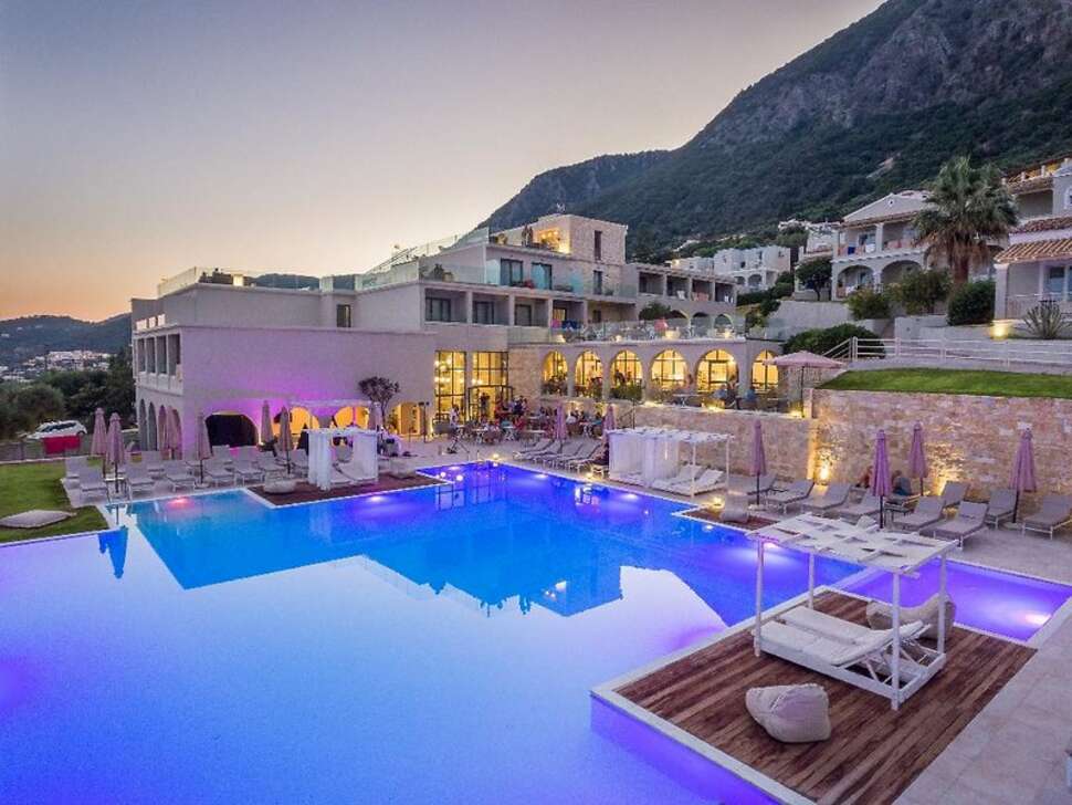 Ein Foto vom Pool im Golden Mare Barbati
