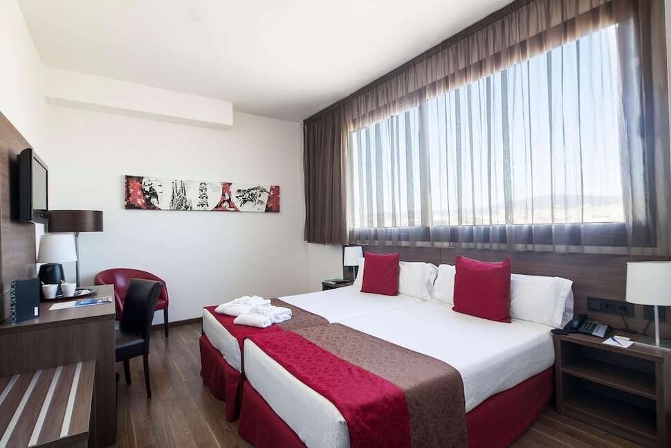 Een foto van een overzicht van Hotel 4 Barcelona