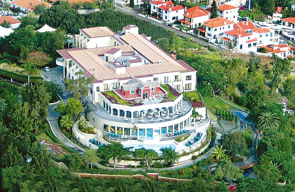 Ein Foto von einer Übersicht des Quinta Funchal Palace Gardens