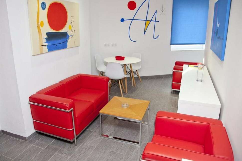 Een foto van het interieur van Appartementen CuraSol