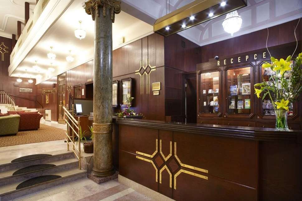 Een foto van het interieur van Spa Hotel Bohemia