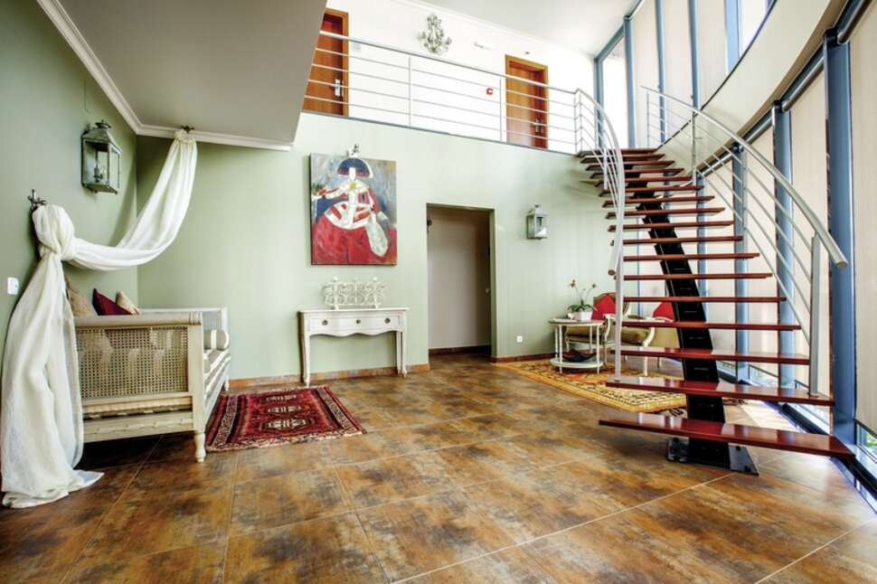 Een foto van het interieur van Hotel Dom Manuel I Residence