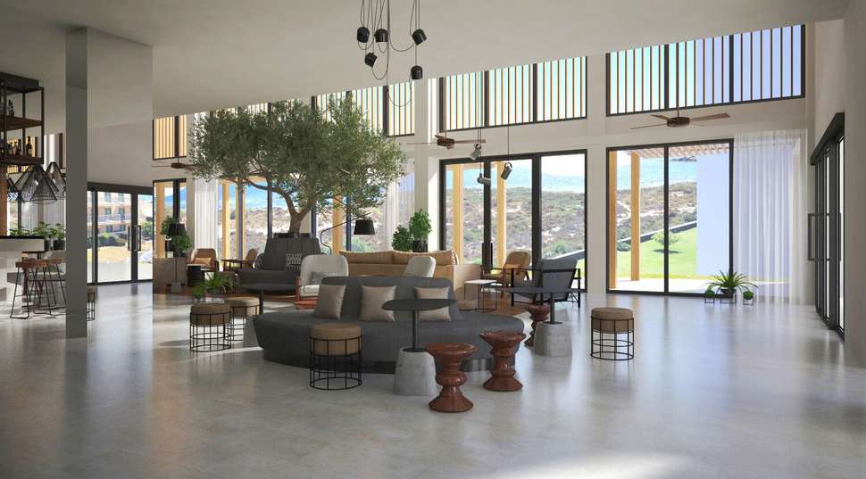 Een foto van het interieur van AP Cabanas Beach & Nature
