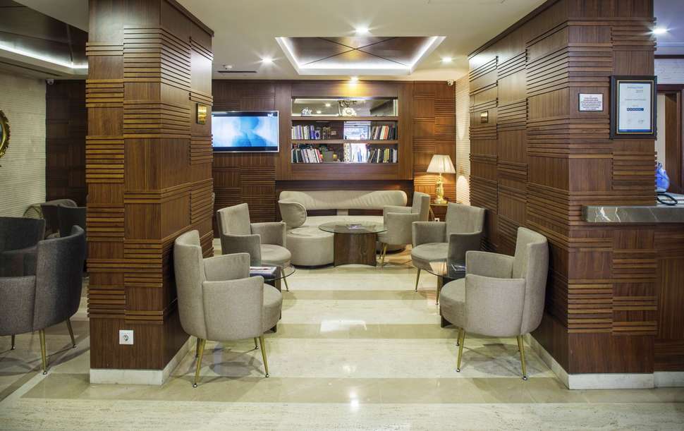 Een foto van het interieur van Hotel Bekdas Deluxe
