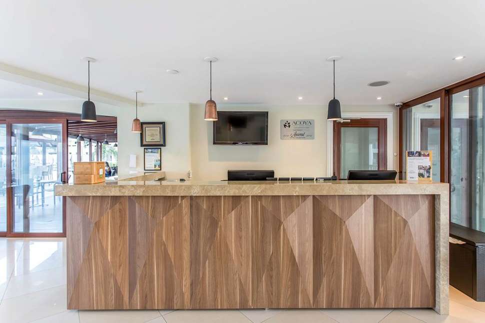 Een foto van het interieur van Acoya Curacao Resort Villas & Spa
