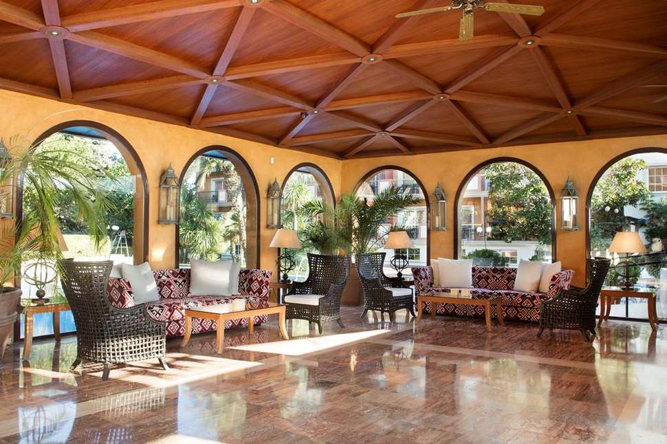 Een foto van het interieur van Lunas Resort Yoga & Spa