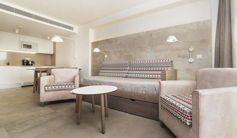 Een foto van het interieur van Hoposa Aparthotel Villaconcha