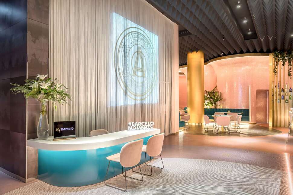 Een foto van het interieur van Barcelo Malaga