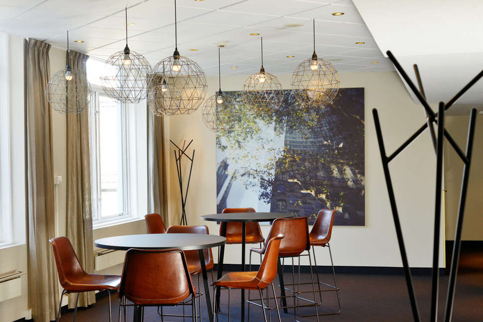 Een foto van het interieur van Scandic Oslo City