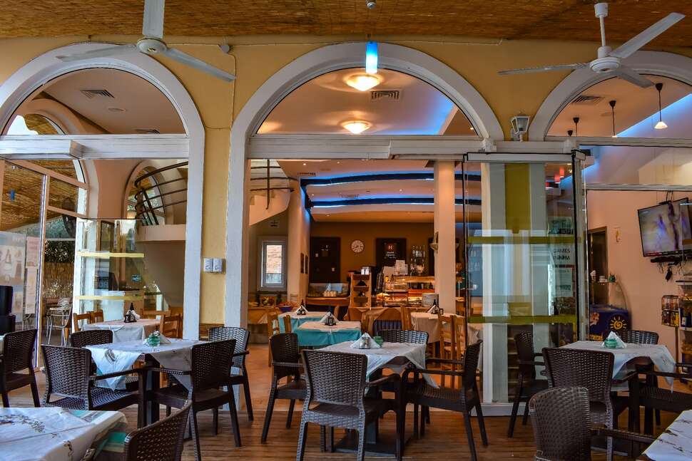 Een foto van de faciliteiten bij Govino Bay Corfu