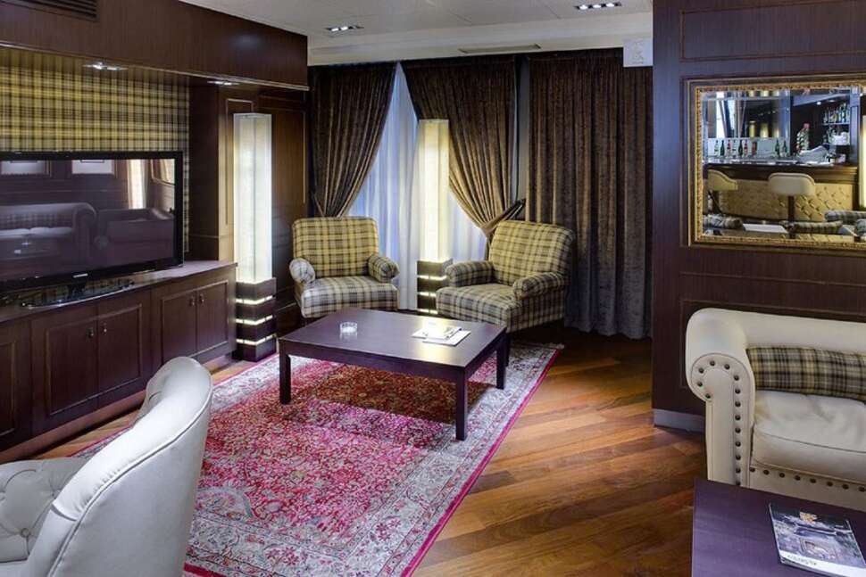 Een foto van het interieur van Hotel Barcelona Colonial