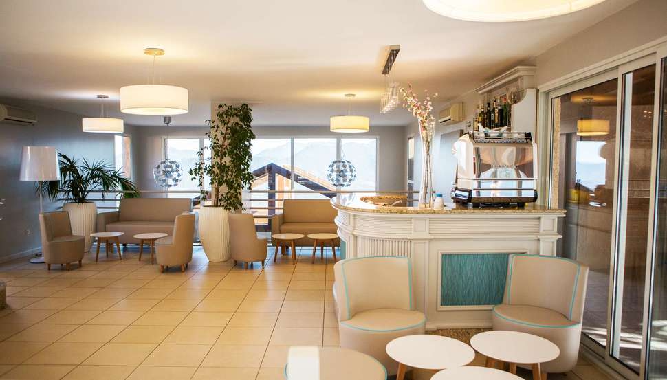 Een foto van het interieur van Hotel San Damianu