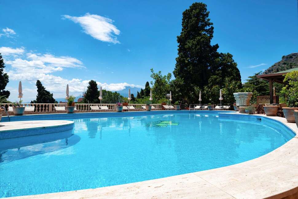 Een foto van het zwembad bij Taormina Park Hotel
