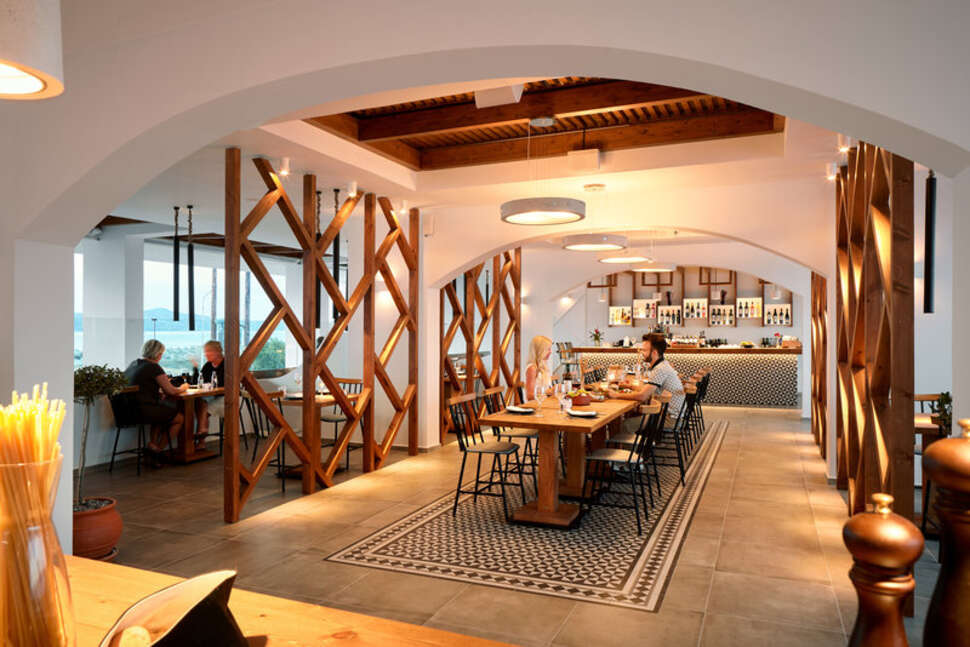 Een foto van het interieur van Pearl Beach Hotel