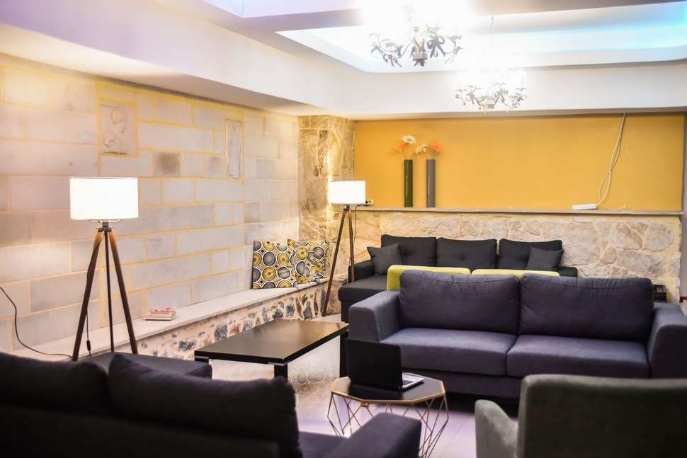 Een foto van het interieur van Bali Mare