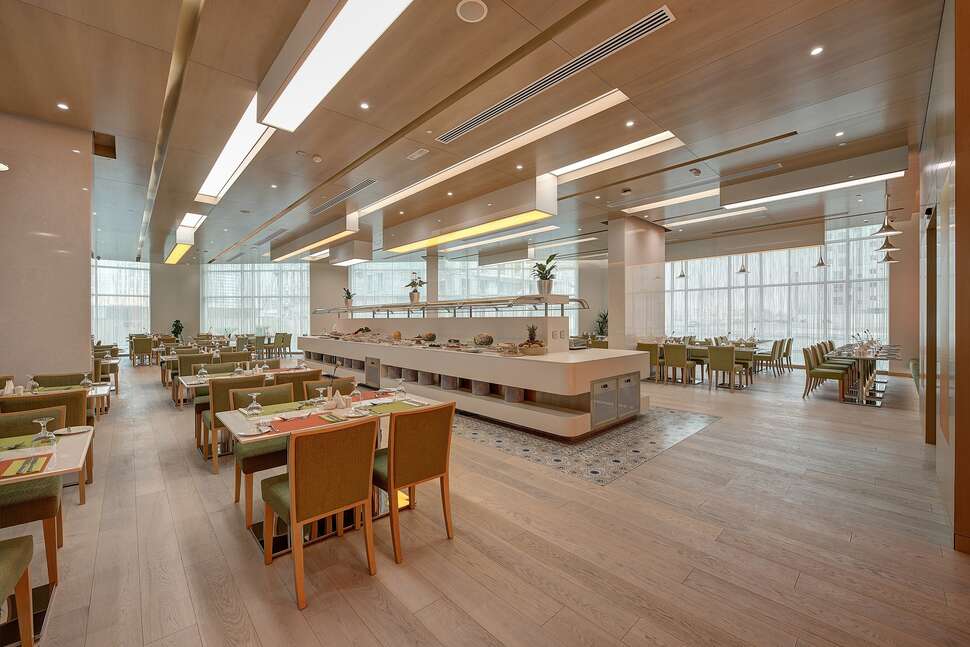 Een foto van de faciliteiten bij Al Khoory Atrium Hotel