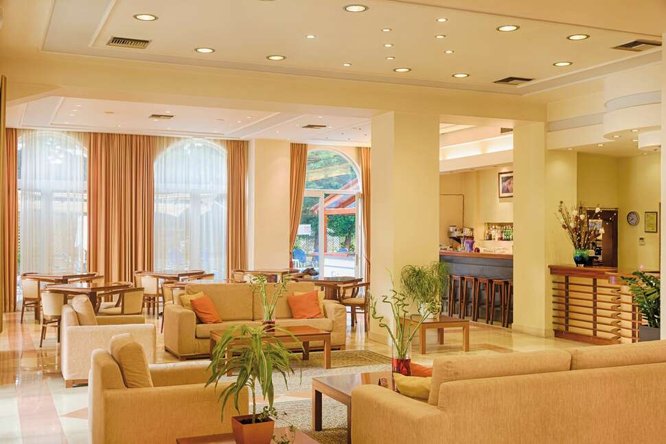 Een foto van het interieur van Corfu Hellinis Hotel
