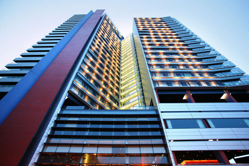 Ein Foto von der Außenansicht des Hotel Barcelona Princess