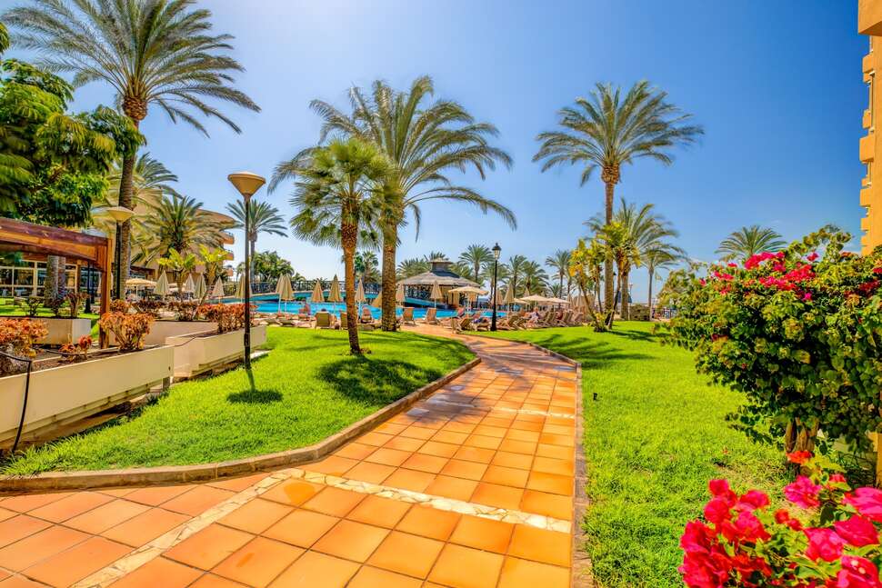 Een foto van het terras bij SBH Hotel Costa Calma Beach Resort