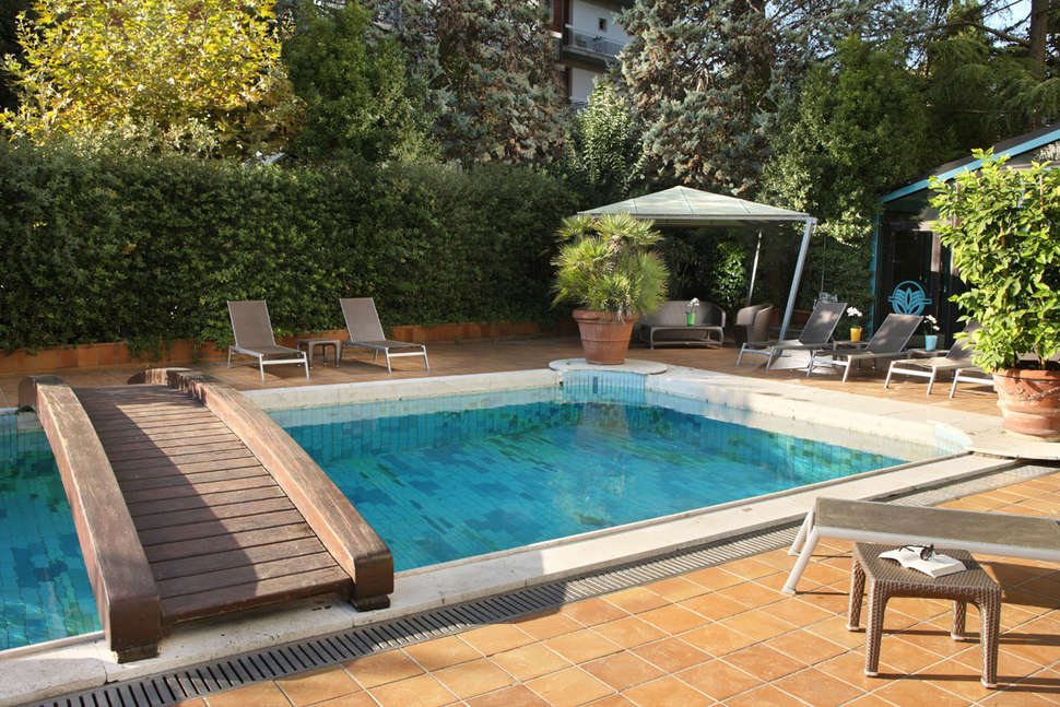 Ein Foto vom Pool im Grand Hotel Panoramic