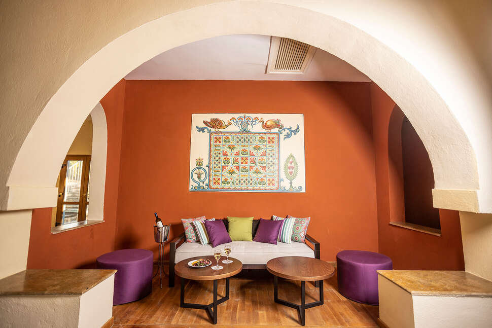 Een foto van het interieur van Simantro Resort