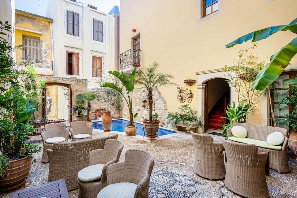Een foto van het terras bij Palazzino Di Corina