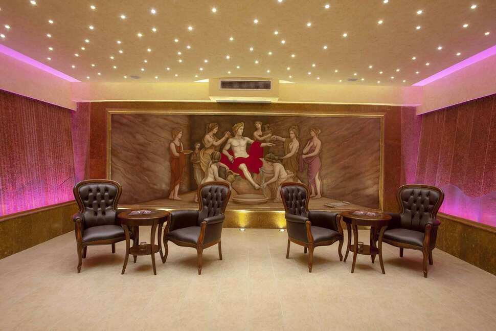 Een foto van het interieur van Hotel Potidea Palace