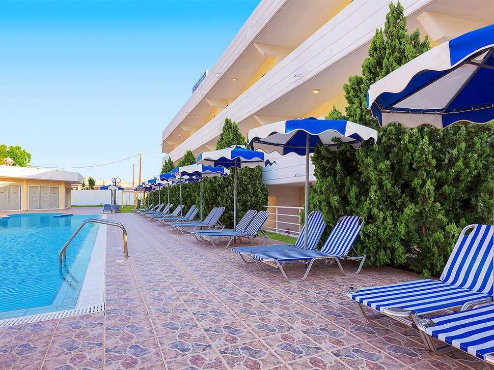 Een foto van het zwembad bij Memphis Beach