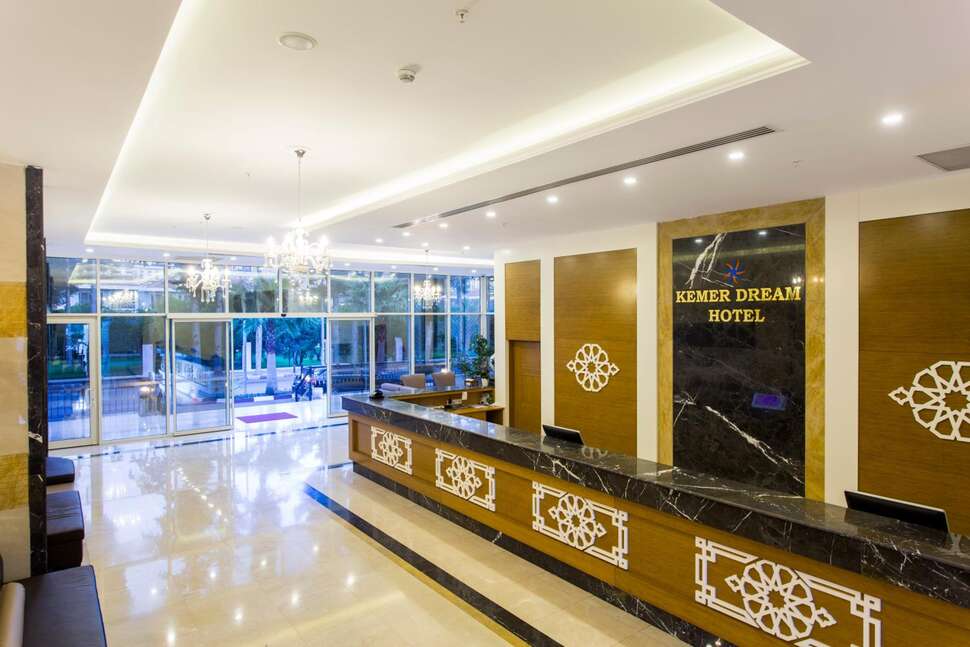 Een foto van het interieur van Kemer Dream Hotel