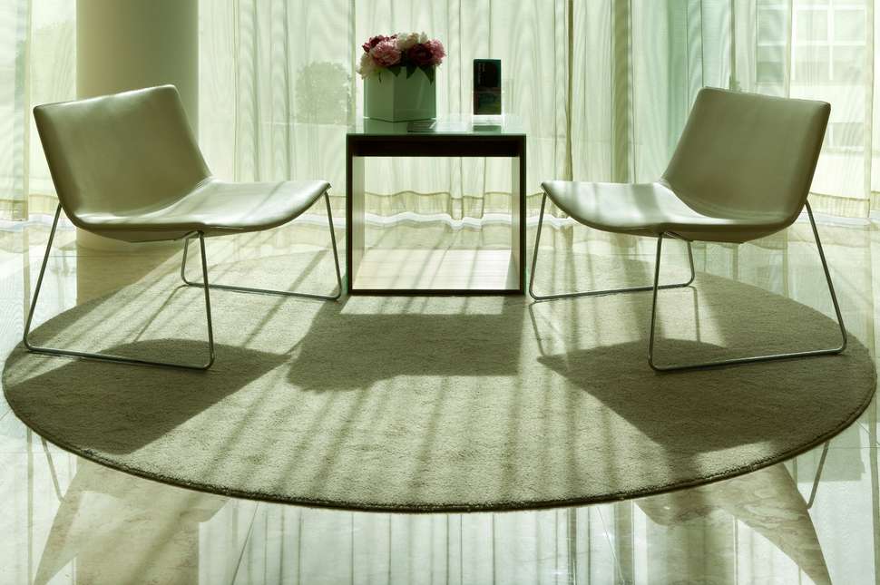Een foto van het interieur van Hotel Santa Maria