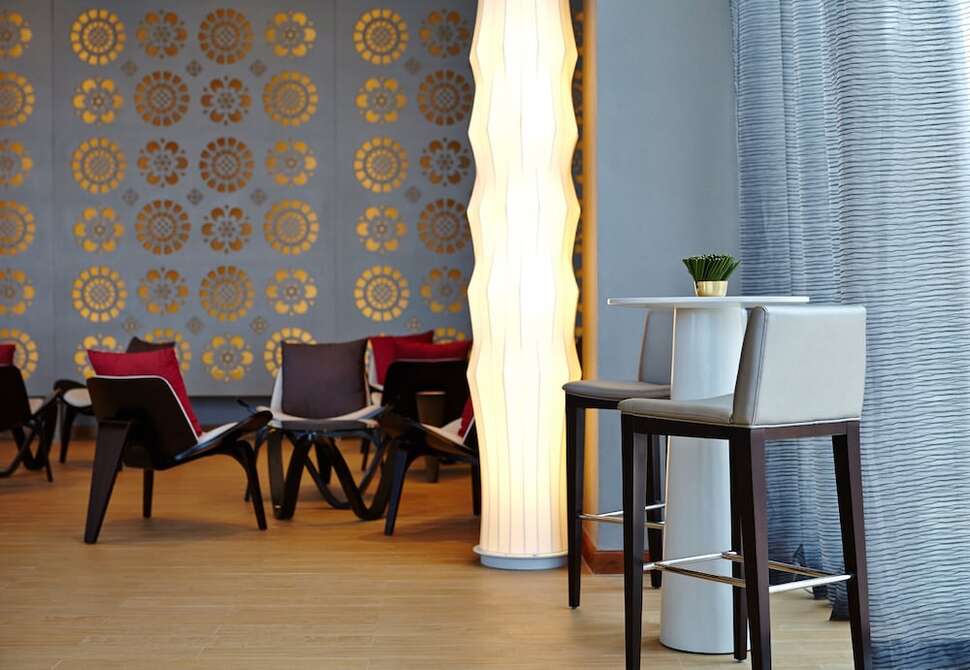 Een foto van het interieur van Radisson Hotel Colombo