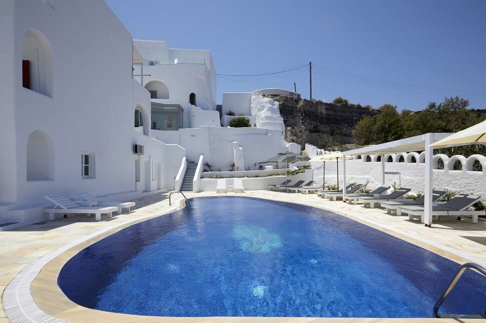 Ein Foto Santorini View Hotel