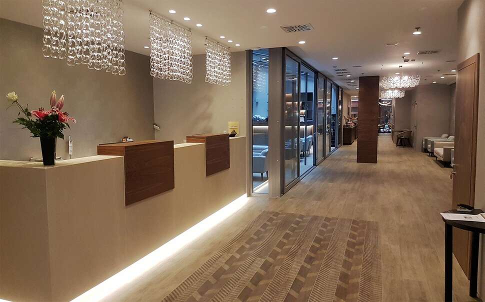 Ein Foto vom Innenbereich im Charm Hotel Budapest