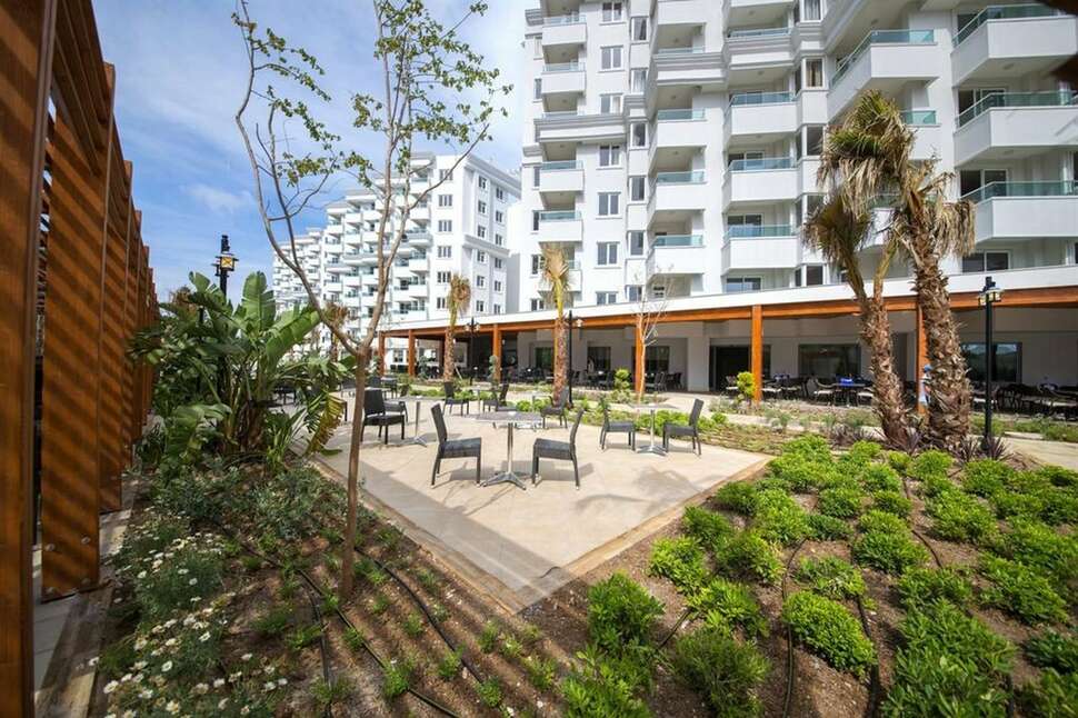 Een foto van het terras bij Wyndham Garden Lara