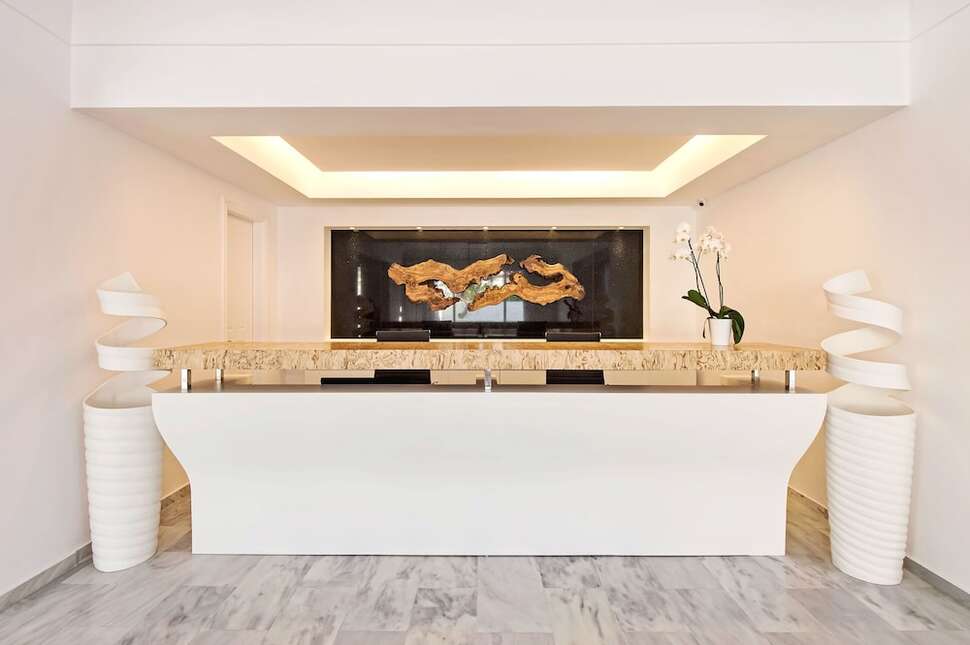 Een foto van het interieur van Cavo Bianco