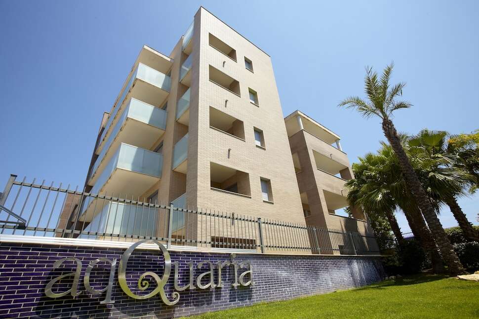 Ein Foto von der Außenansicht des Ibersol Spa Aqquaria Suites
