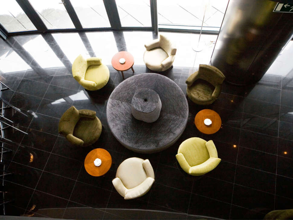 Een foto van het interieur van Eurostars Madrid Tower Hotel