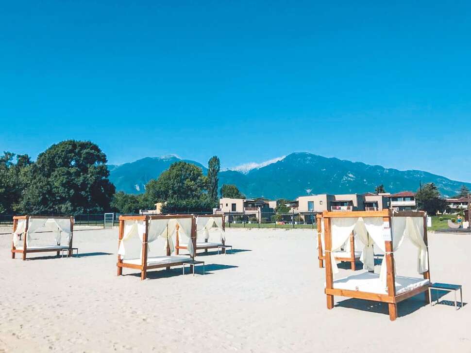 Een foto van het strand bij Dion Palace Beauty & Spa Resort