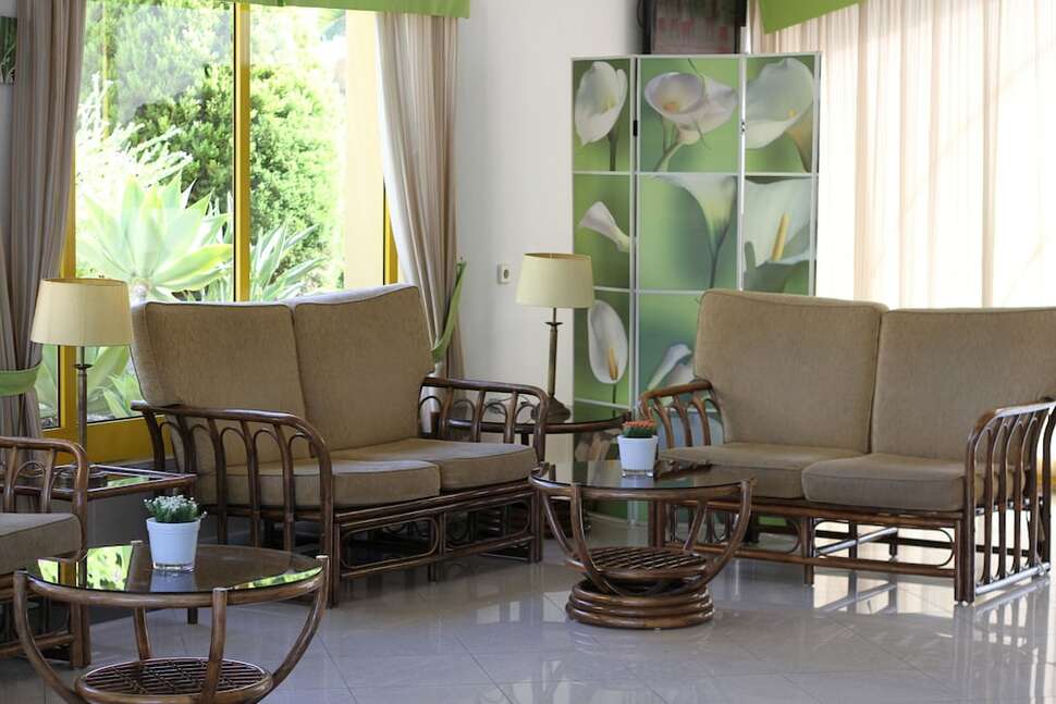 Een foto van het interieur van Hotel Pinhal do Sol