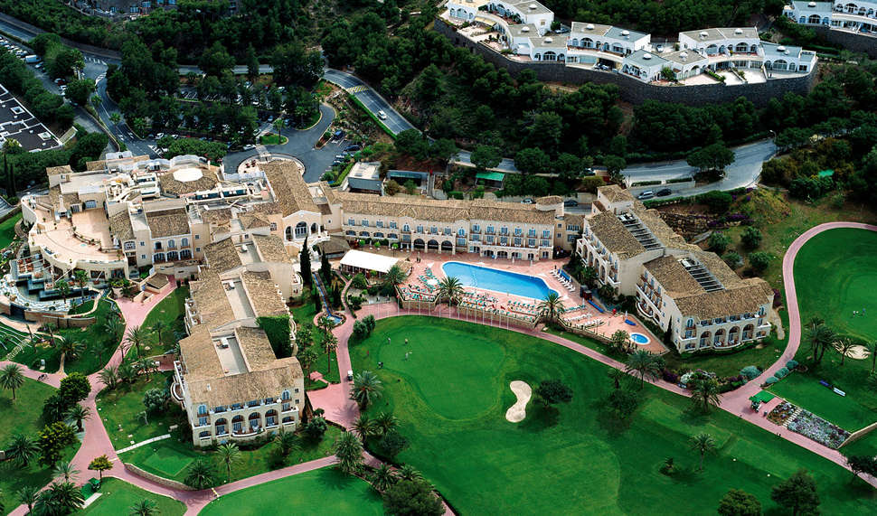 Ein Foto von der Außenansicht des La Manga Club Principe Felipe