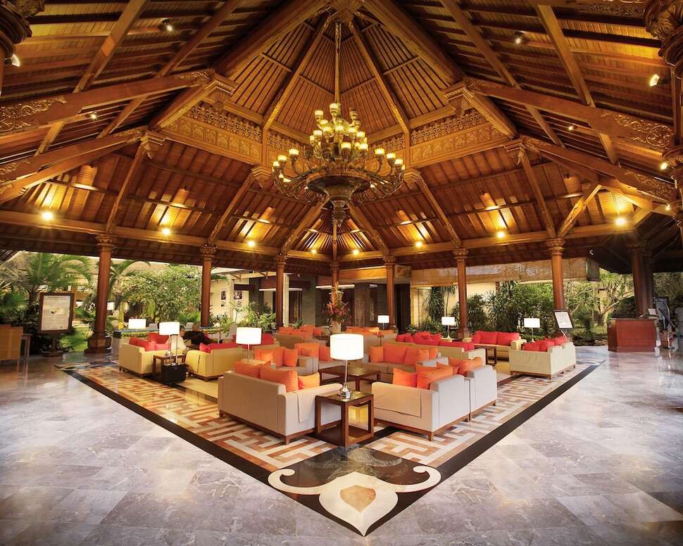 Een foto van het interieur van Prime Plaza Hotel Sanur