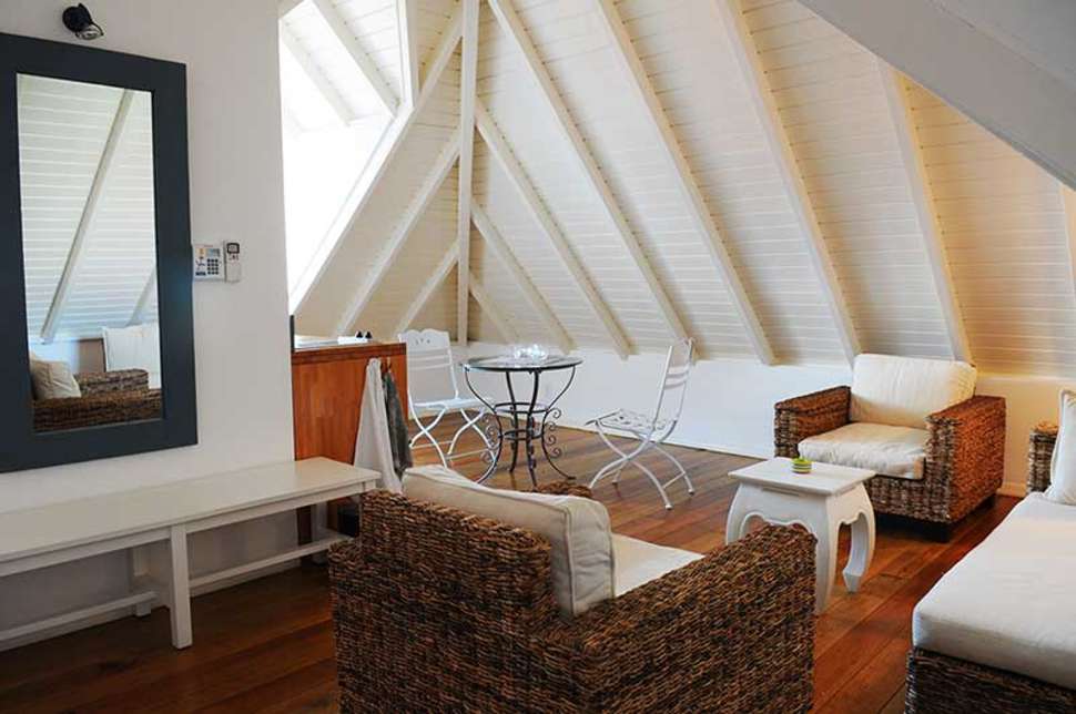 Een foto van het interieur van Pietermaai Boutique Hotel