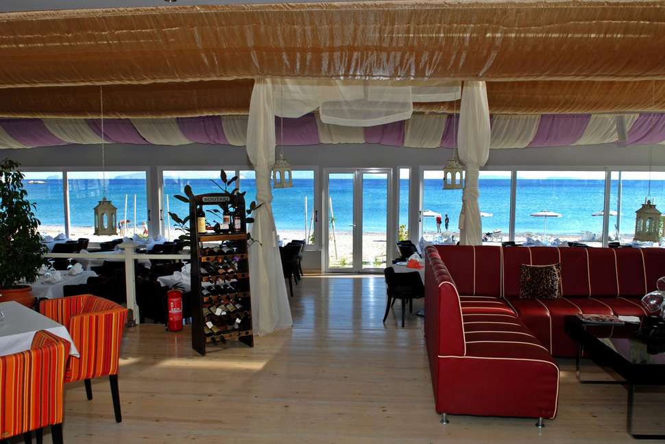 Een foto van de faciliteiten bij Sacallis Inn Beach Hotel