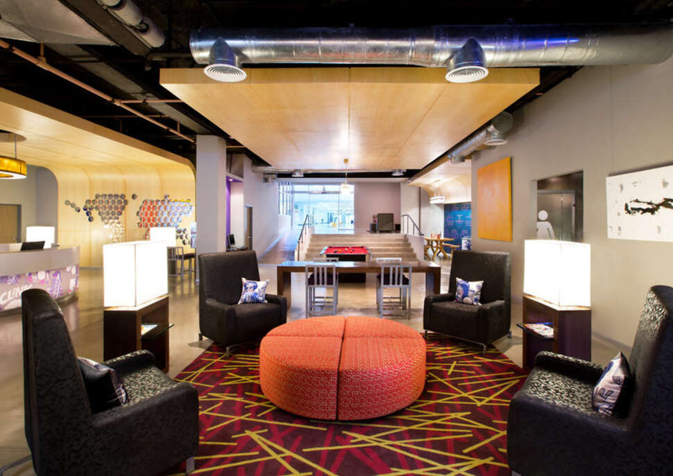 Een foto van het interieur van Aloft Cancun Hotel