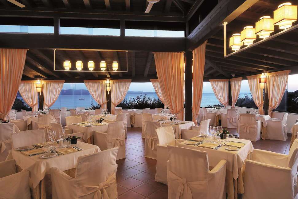 Ein Foto von den Einrichtungen im Colonna Grand Hotel Capo Testa