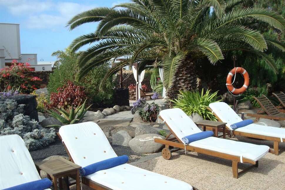 Een foto van het terras bij Hotel Villa Vik